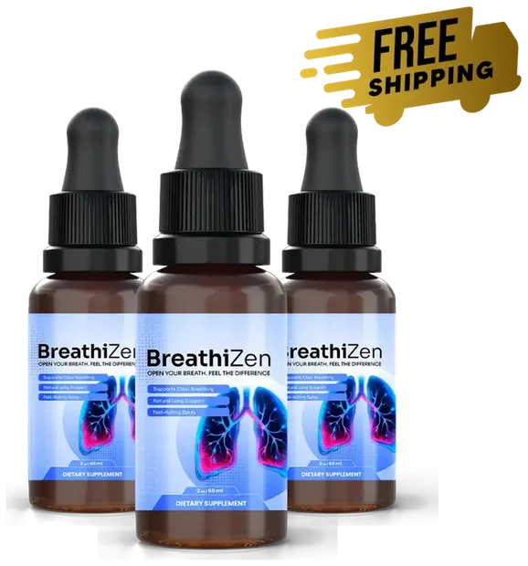 3 Bottles of BreathiZen spray